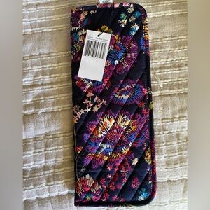 Vera Bradley, flat iron/ curling iron cover, navy